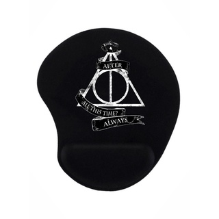 Mouse pad Harry Potter reliquias da morte com apoio