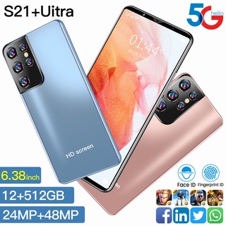 S21 + Ultra Celular 12GB + 512GB Telefone Original 5G COD Smartphone