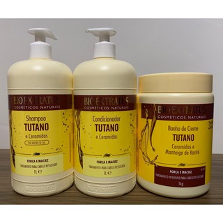 Kit Bio Extratus Tutano - 3 produtos!!! Shampoo/Condicionador/Banho de Creme