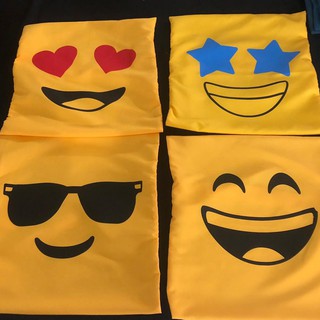 Capas de Almofada Decorativa Emoji Emoticons 40x40 Zapzap Presente