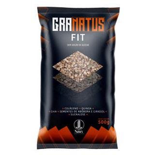 Granola Natus Fit 500 gr Light (Colágeno, Quinoa, Chia, Semente de Abóbora e Girassol, Sucralose)