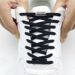 Elástico Sem Laço Cadarços Semicircle Sapato Laços Para As Crianças E Adultos Tênis Cadarço Rápida De Bloqueio De Metal Preguiçoso Cordas