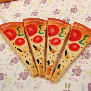 Pão De Pizza Fofo De 2 Peças Papelaria Criativa Esferográfica Material Escolar De Caneta (3)