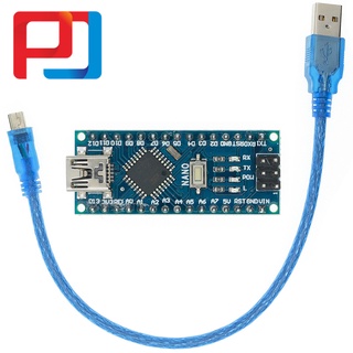 Promoção Para arduino Nano 3.0 Controlador Atmega328 Compatível Módulo Board Placa De Desenvolvimento PCB Sem USB V3.0 (6)