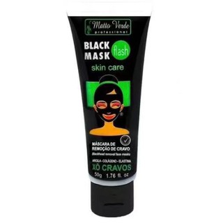 Máscara Remoção de Cravos Black Mask Matto Verde 50g 8g