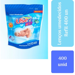 Lenços umedecidos refil 400 unidades Use it para balde lencinho umidecido recem nascido atacado kit para bebe