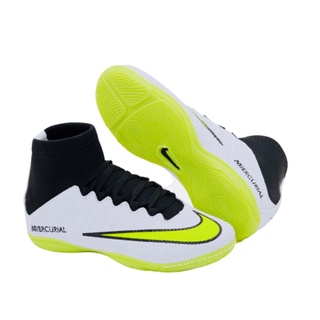 Chuteira Futsal Nike Mercurial Superfly Cano Longo Botinha Costurada Braqueada Quadra Juvenil e Adulto