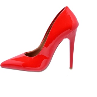 Sapato Feminino Scarpin Vermelho Saltos 6cm e 10cm - envio imediato