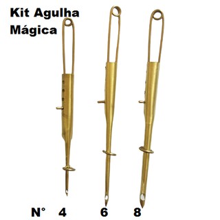 Kit 03 Agulhas Mágicas Originais n° 4 - 6 -8 (1)
