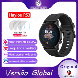 Xiaomi Youpin Haylou RS3 LS04 Smartwatch esportivo GPS com monitoramento de freqüência cardíaca de oxigênio no sangue Relógio inteligente à prova d'água