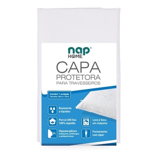 Protetor Capa De Travesseiro Impermeavel 100% Algodao - Nap
