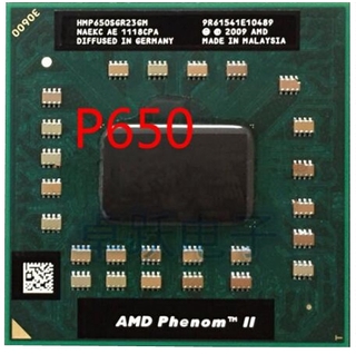 Amd Shenom P650 Hmp650Sgr23Gm P650 Cpu Dual Core 2.60 Ghz 2 Mb L2 Cache Soquete S1 (S1G4) Ppa638