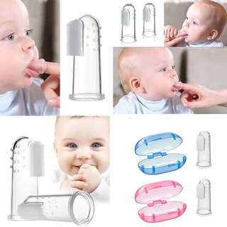 Escova de dentes de Bebê Dedo de Silicone Macio Crianças Massageador para Gengiva de Dentes do Bebê (5)