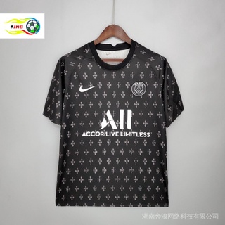 Camisa 2021 De Futebol Psg Black Treino
