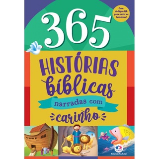 Livro - 365 Histórias bíblicas narradas com carinho - Capa comum - Ciranda Cultural
