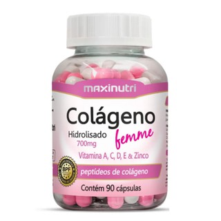 Colágeno Hidrolisado Femme + Vitaminas A, C, D, E 90 Caps