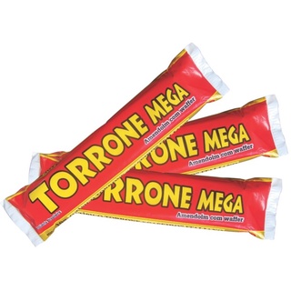 Torrone Mega Caixa c/50 unidades de 20g Amendoim Waffer Atacado