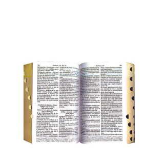 Bíblia Sagrada Letra Grande Preta Com Harpa Ziper - 16x12cm (2)