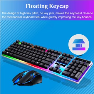Kit teclado gamer e mouse/ Retroiluminação Arco-Íris Tekone (4)