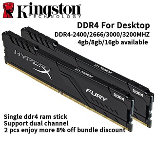 [COD] Nova DDR4 Kingston HyperX FURY 4 GB 8 GB 16 GB 2400/2666 / 3200 MHz de memória RAM desktop DIMM 288 pinos de memória de jogo interna para desktop