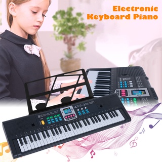 61 Teclas Música Digital Profissional Eletrônico Teclado Musical Teclado Elétrico Piano Com Microfonefone Para Crianças Enjoyrelax