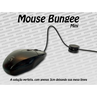 Mouse Bungee Mini em resina - Fixador Cabos