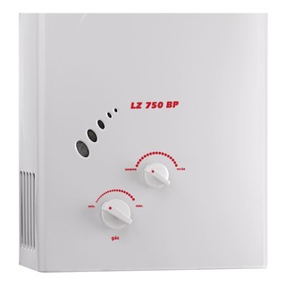 Aquecedor De Agua A Gas Lorenzetti Lz 750 7,5 L/min, disponível nas versões GN ou GLP (1)