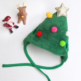 Chapéu de Natal de pelúcia para gatos e cachorros / cachecol de Natal para animais de estimação / acessórios para animais de estimação pequenos e médios (5)