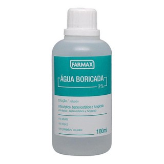 Água Boricada Farmax 3% -100ml
