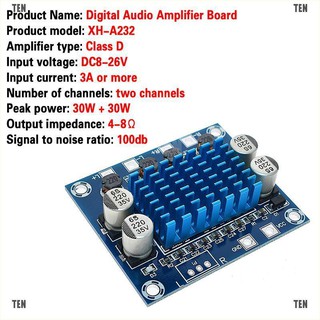Tenplus Tpa3110 Xh-A232 30w + 30w 2.0 Canais Placa De Amplificador De Potência De Áudio Estéreo Digital (2)