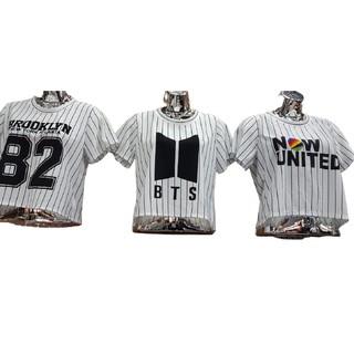 kit 3 Croped Blusinha T-shirt New York Listrada Tumbr Baseball