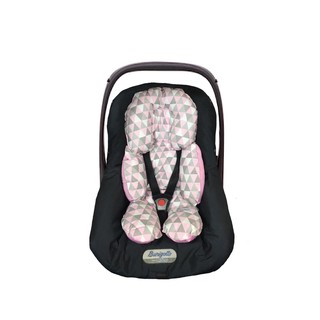 Almofada ajuste para aparelho de bebê conforto, cadeirinha ou carrinhos tamanho universal bandeirola amarela