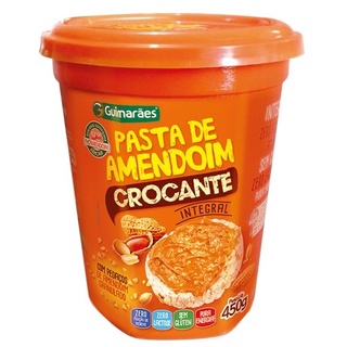 Creme Pasta de Amendoim Integral Crocante - 450g - Guimarães