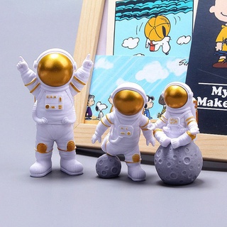 3 Peças/Conjunto Bonecos De Brinquedo Criativo Astronauta/Galáxia/Estrela/Espaço/Foguete (1)