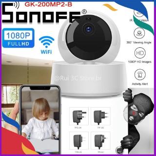 ✨CC✨SONOFF GK-200MP2-B 1080P WiFi Camera Smart Wireless IP Camera 360 IR Night Vision Baby Monitor Surveillance Cam