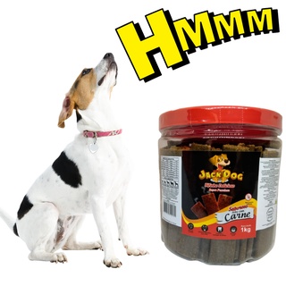 1kg de Bifinho Jack Dog Super Premium Para Cachorros e Adestramento Sabor Carne ou Frango 1kg