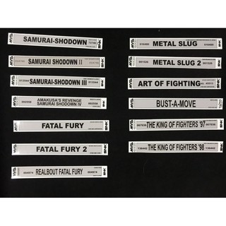 Label paralela para jogos de Neo Geo MVS