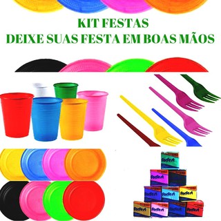 Kit Descartáveis Com 200 Und Envio Para Todo O Brasil (1)