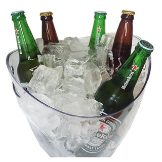 Balde de Cerveja Champanheira de Gelo em Acrílico 7 Litros Diversas Cores para Festas e Eventos