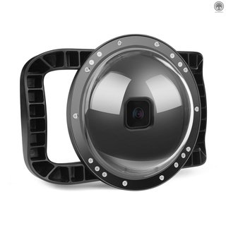 Radi SHOOT XTGP559 Camera Dual Handle Dome Port Waterproof Case Camera Protective Case 45m Waterproof 180° Wide Angle Replacement for GoPro Hero 9 Black GoPro Hero 10