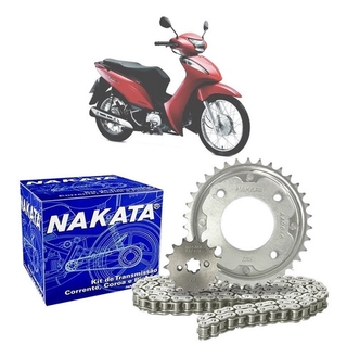 Kit Transmissão Relação Nakata Biz 100 2001