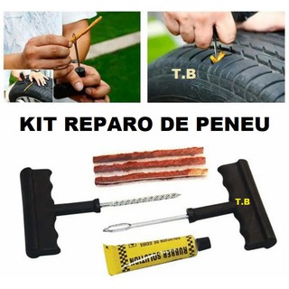Kit Reparo Para Pneus Macarrão Carro/moto Emergência Admirável (1)