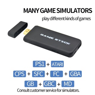 Jogo Vara Jogos 10k 4K TV Video Game Console Com 2.4G Sem Fio Controladores Apoio CPS PS1 64GB Gaming Joystick Game Stick (7)