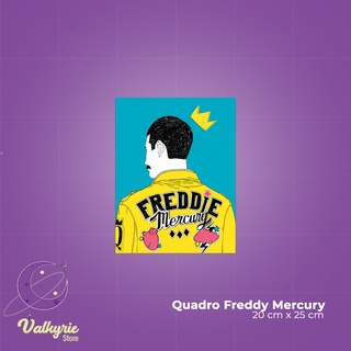 🖼 Quadro Freddie Mercury MDF 20x25cm