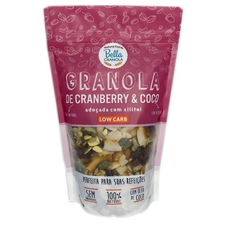 Granola Low Carb Cranberry & Coco Vegano Bella Granola 250g