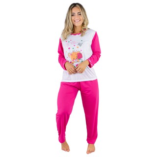 Kit 10 Pijama Bravaa Store Longo Fechado Feminino Manga Comprida Inverno 010
