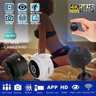 A9 Câmera Mini Wifi 1080P Câmera de Vigilância de Segurança de Visão Noturna Conectada com Cartão de Memória Expansão (2)
