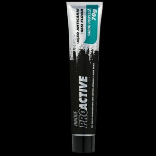Clareador dental com carvão ativado e aloe vera Proactive hinode gel dental pasta de dente (3)