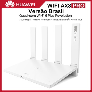 Versão global Huawei WiFi AX3 Pro roteador wifi Quad-core 3000Mbps