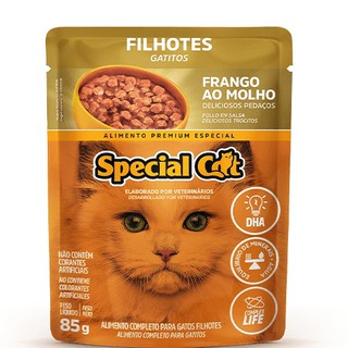 Sachê Special Cat 85gr - Caixa c/ 12un - Ração Úmida Gato - Sachê para Gato (5)